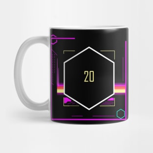 D20 - Neon (Version 1) Mug